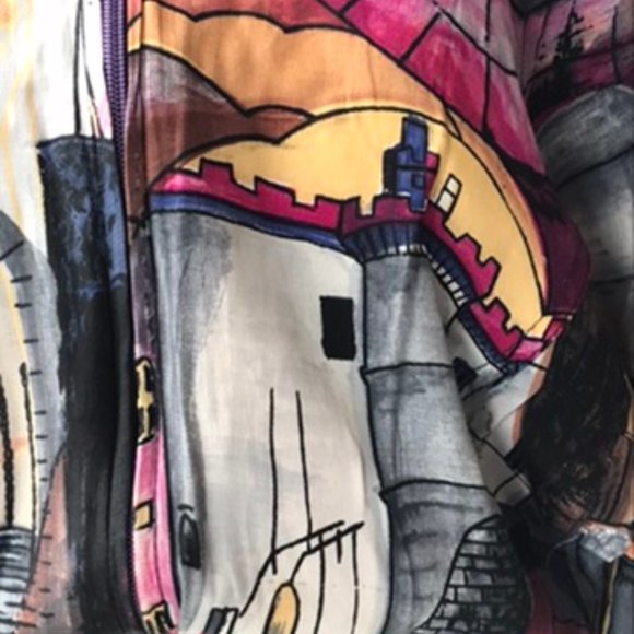 Vintage Ultimate 90s Medieval Scene Windbreaker - Picture 12 of 14